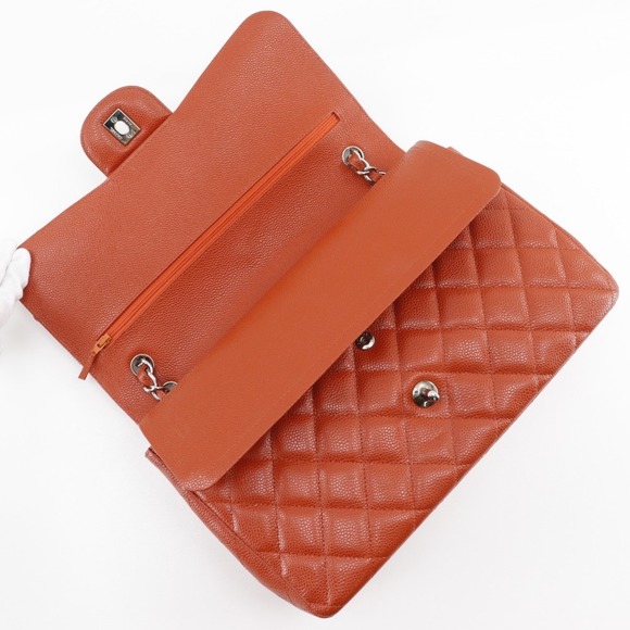 CHANEL Deca Matelasse 30 Shoulder Bag Double Chain Flap A58600 Caviar Skin 20... - Picture 6 of 16